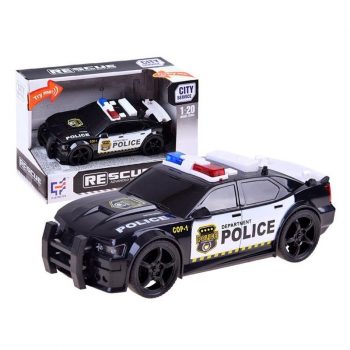 ماشين پليس مشکي کششى black police car a1116-2