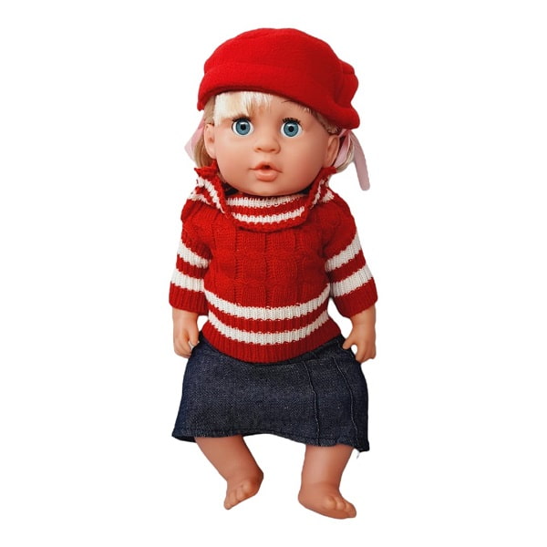 عروسک لباس قرمز بیبی توبی کد 321001
