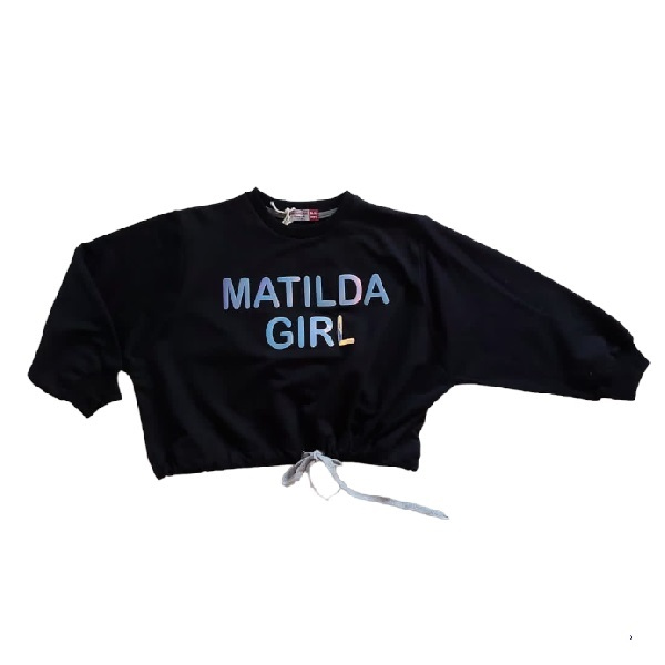 کراپ مشکی دخترانه ماتیلدا Matilda