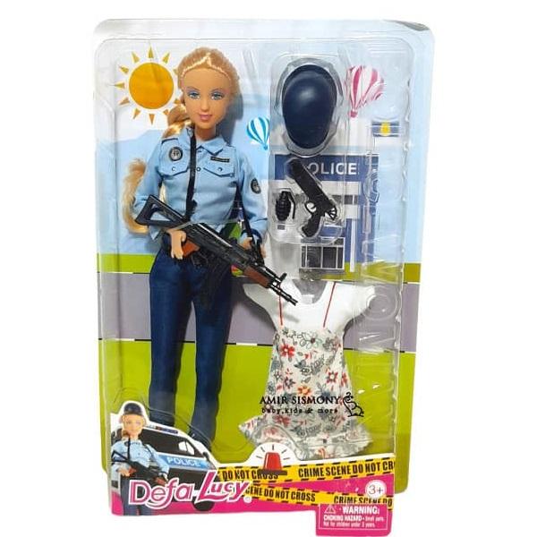 عروسک باربی پلیس دفا لوسی Defa Lucy
