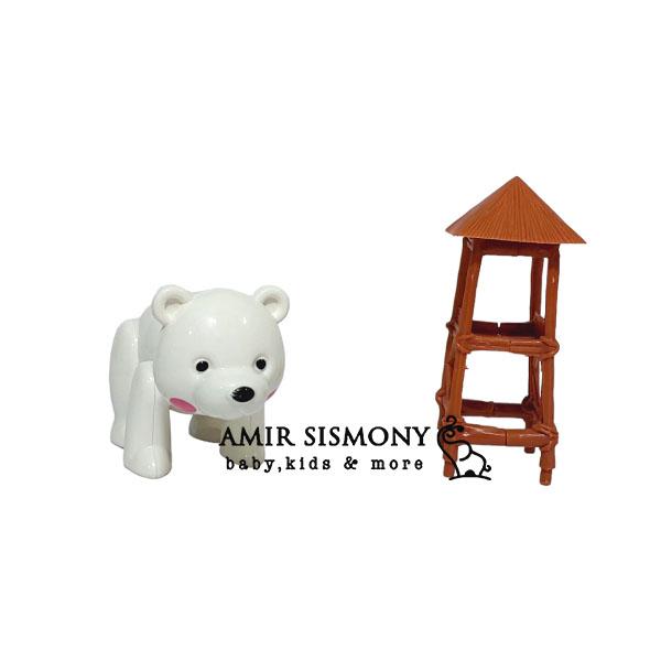 عروسک مفصلی خرس با برج کد 44